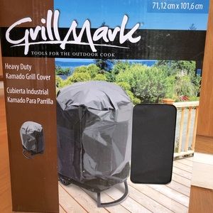 Grill Mark Black Cover Kettle, Kamado 28”x 42”